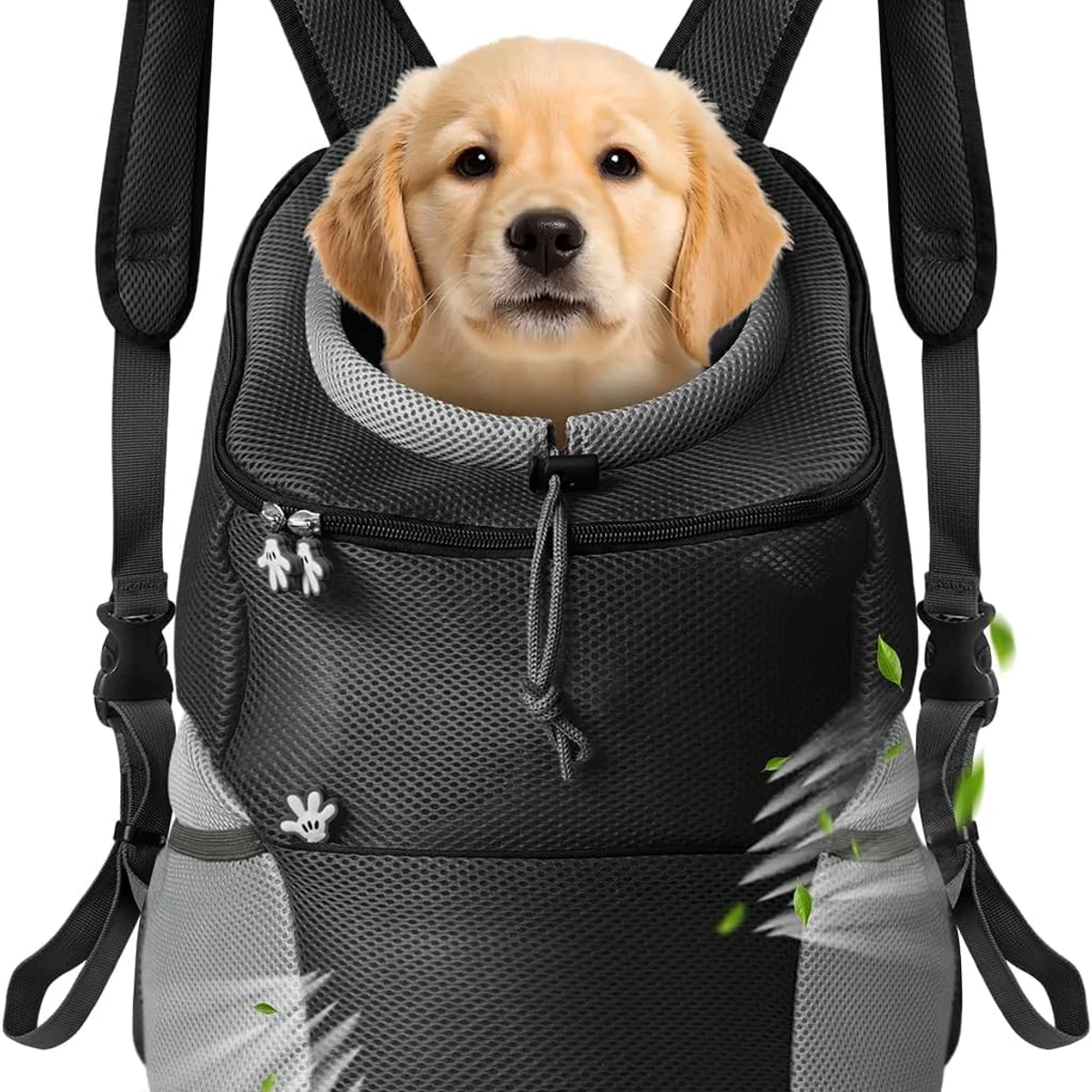 Bojury Pet Dog Carrier Backpack, Small Dog Cat Front Backpack