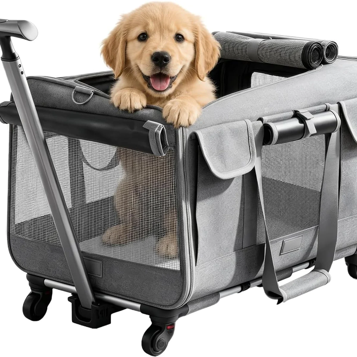 GoDyna Extra Large Portable Pet Trolley Carrier