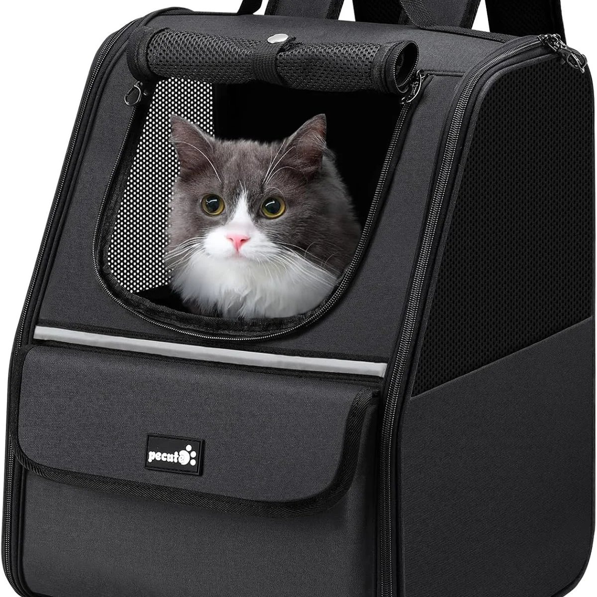 Pecute Cat Backpack Breathable, Cat Backpack Lightweight and Portable