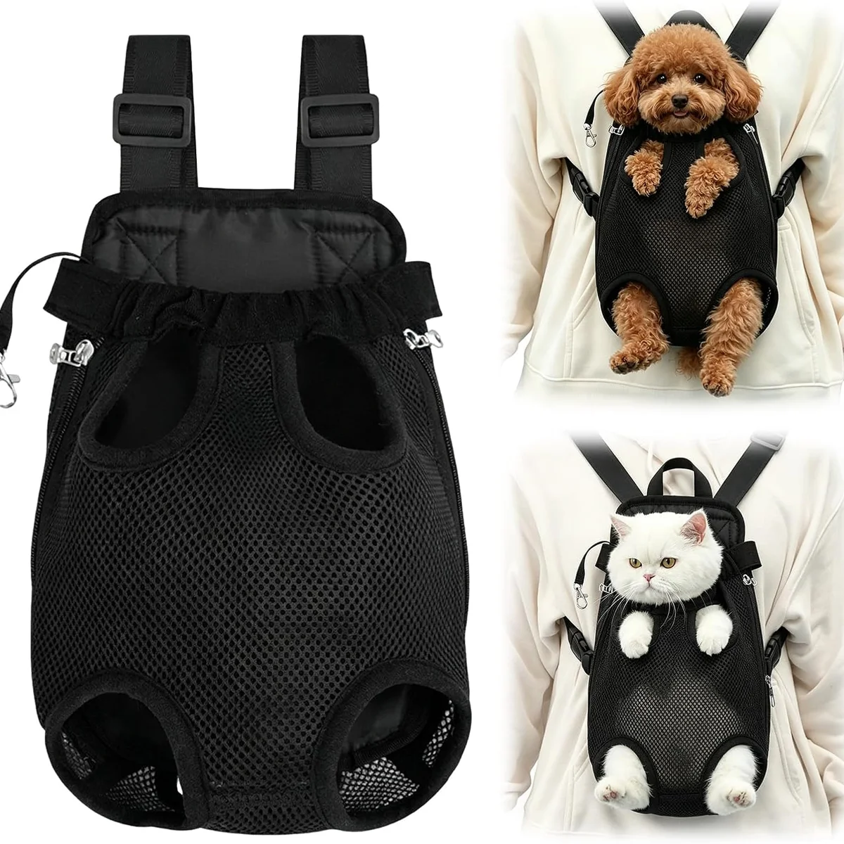 Viilich Adjustable Pet Carrier Backpack