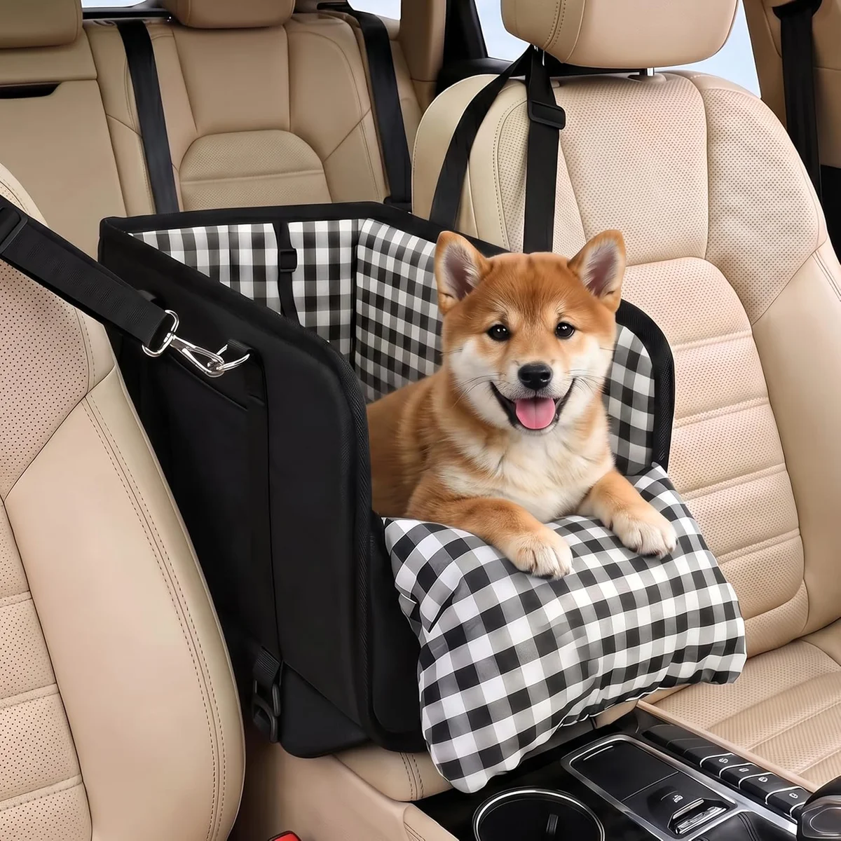 Wood Homing Dog Car Seat for Small Dog